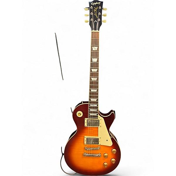 Used Epiphone Inspired by Gibson Custom 1959 Les Paul Standard Tobacco Burst Solid Body Electric Guitar