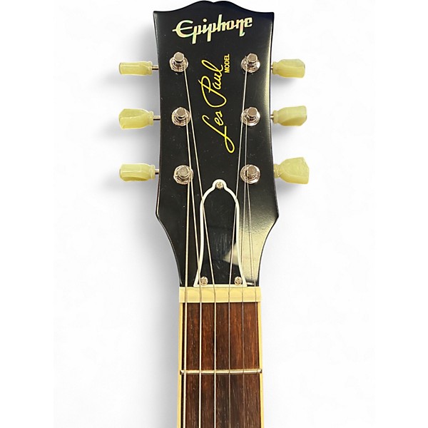 Used Epiphone Inspired by Gibson Custom 1959 Les Paul Standard Tobacco Burst Solid Body Electric Guitar