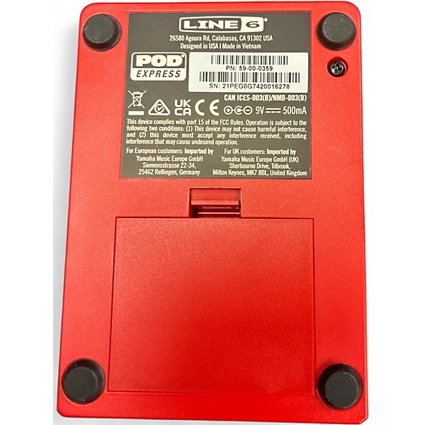 Used Line 6 Pocket Pod Express Amp Modeler Effect Processor