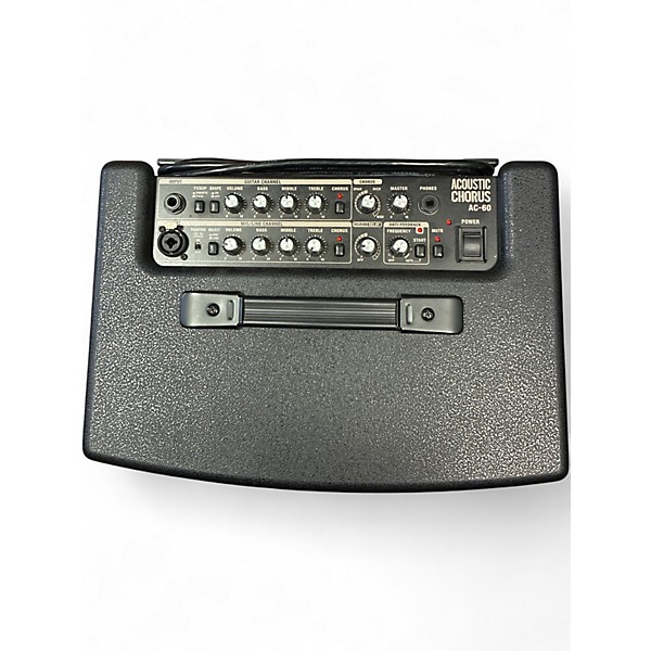Used Roland AC60 60W 2X6.5 Acoustic Guitar Combo Amp