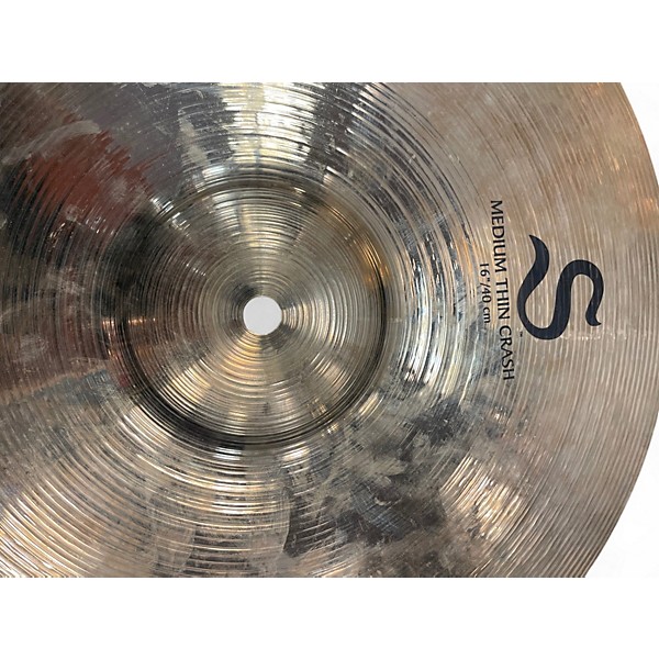 Used Zildjian 16in S Family Medium Thin Crash Cymbal