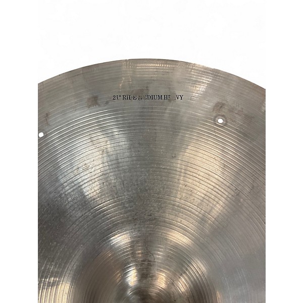Used Wuhan 21in Medium Heavy Ride Cymbal