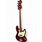 Used Squier Affinity Jazz Bass Candy Apple Red Electric Bass Guitar thumbnail