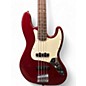 Used Squier Affinity Jazz Bass Candy Apple Red Electric Bass Guitar