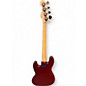 Used Squier Affinity Jazz Bass Candy Apple Red Electric Bass Guitar