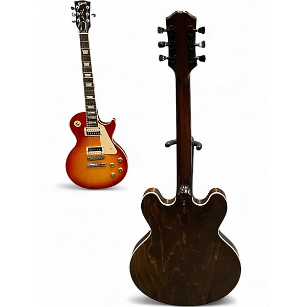 Used Epiphone CASINO USA Satin Black Hollow Body Electric Guitar