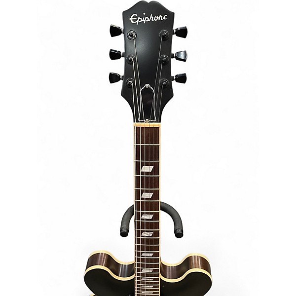 Used Epiphone CASINO USA Satin Black Hollow Body Electric Guitar