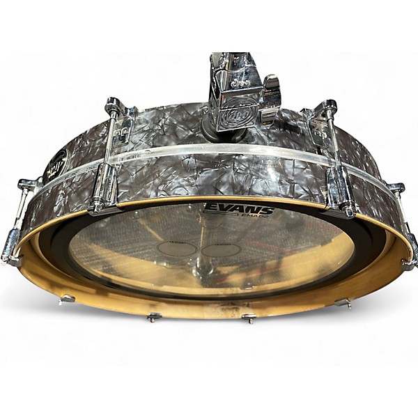 Used DW 3 Piece Performance Series Black and Silver Drum Kit