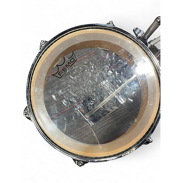 Used DW 3 Piece Performance Series Black and Silver Drum Kit