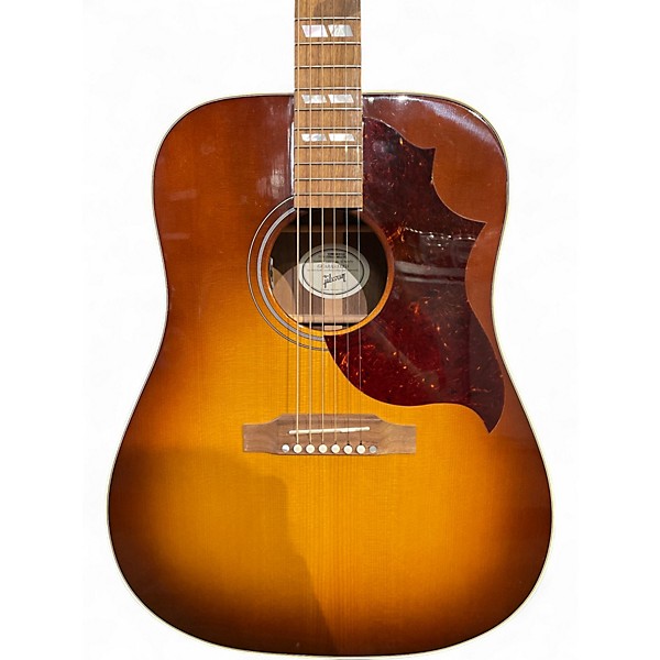 Used 2022 Gibson Hummingbird Studio Walnut Honey Burst Acoustic Electric Guitar