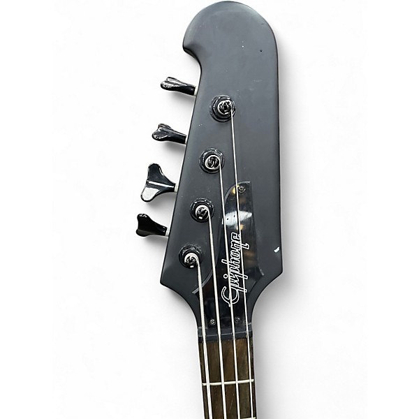 Used Epiphone Gothic Thunderbird IV Black Electric Bass Guitar