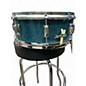 Used Pearl 14X5.5 1974 Snare 14 x 5.5 Japanese Blue Sparkle Drum