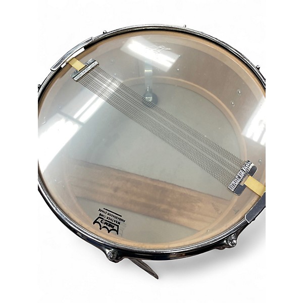 Used Pearl 14X5.5 1974 Snare 14 x 5.5 Japanese Blue Sparkle Drum