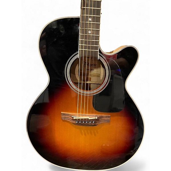 Used Takamin P6NC PRO SERIES NEX CUTAWAY Tobacco Sunburst Acoustic Electric Guitar