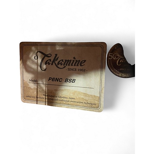 Used Takamin P6NC PRO SERIES NEX CUTAWAY Tobacco Sunburst Acoustic Electric Guitar