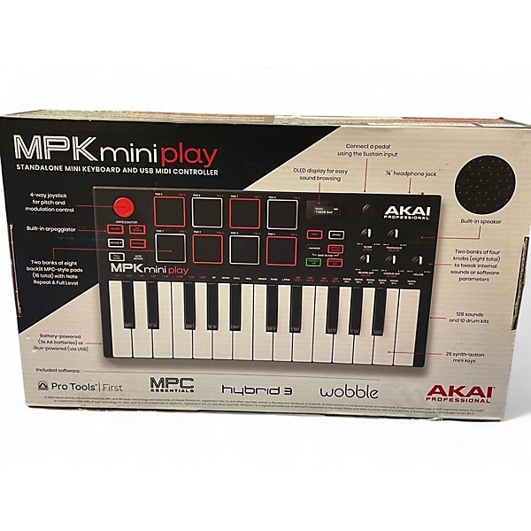 Used Akai Professional MPK Mini Play Keyboard Workstation