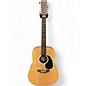 Used Martin DX2E 12-String Natural 12 String Acoustic Electric Guitar thumbnail