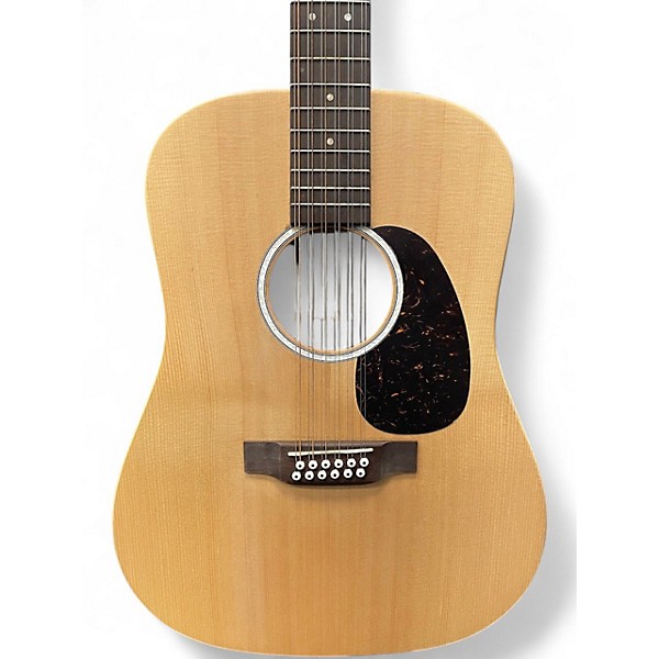Used Martin DX2E 12-String Natural 12 String Acoustic Electric Guitar