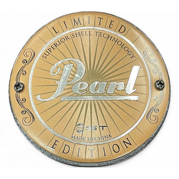 Used Pearl 14X5.5 SST SPECIAL EDITION QUILT RED WRAP Drum