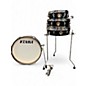 Used TAMA 4 Piece CLUB JAM-PANCAKE SHELLS Black Drum Kit thumbnail