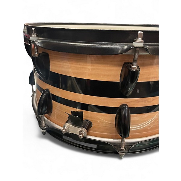 Used SJC Drums 13in 13X6.5 SNARE  Natural Drum
