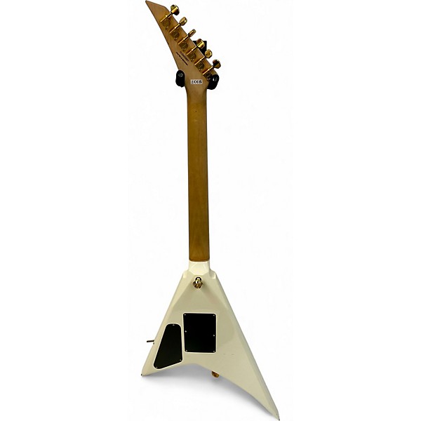 Used Jackson RR3 PRO SERIES Rhoads IVORY W/BLACK PINSTRIPES Solid Body Electric Guitar