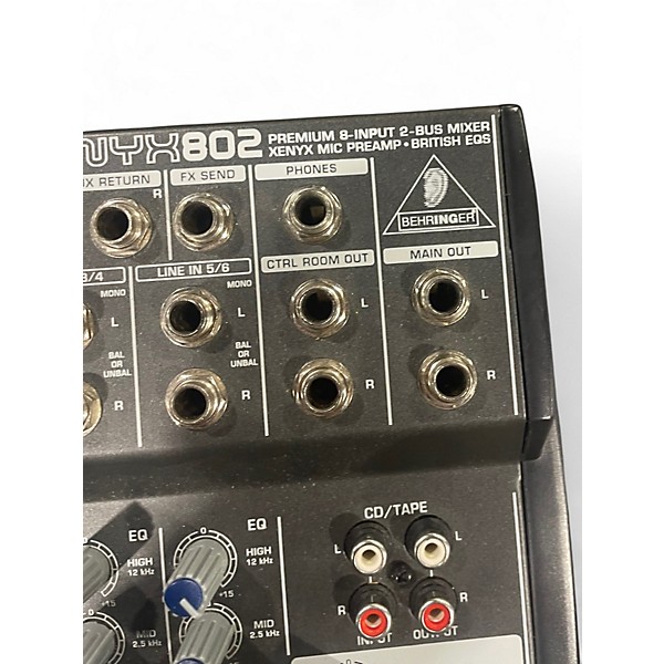 Used Behringer Xenyx 802 Unpowered Mixer