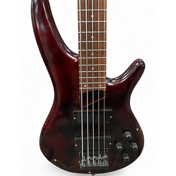 Used Ibanez SR505 5 String ROOTBEER  Electric Bass Guitar