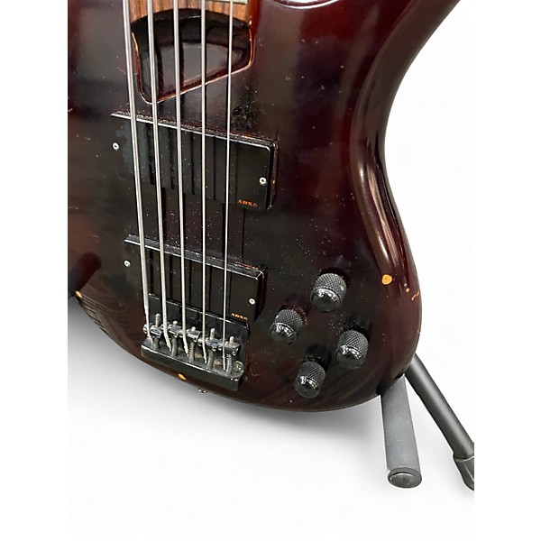 Used Ibanez SR505 5 String ROOTBEER  Electric Bass Guitar