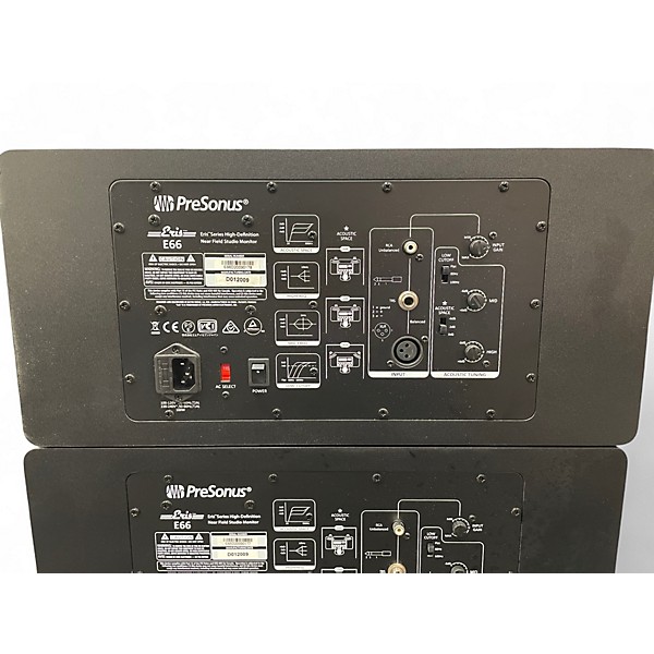 Used PreSonus ERIS E66 PAIR Sound Package