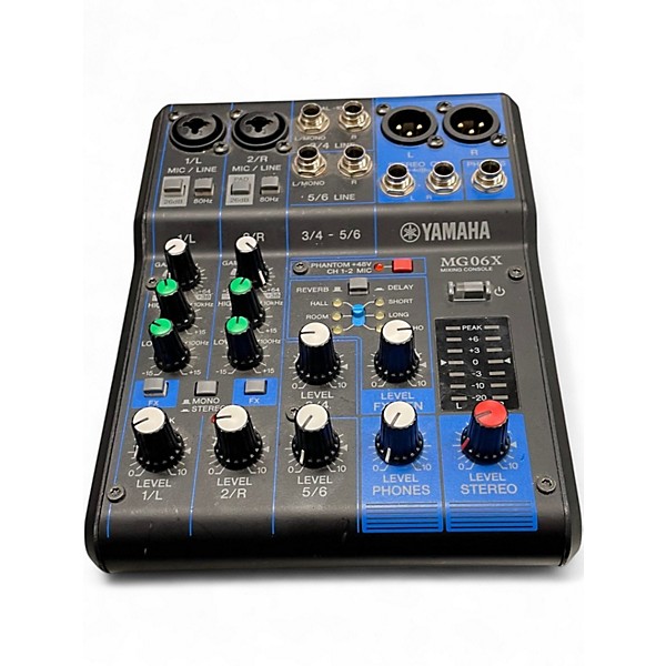 Used Yamaha MG06X Unpowered Mixer