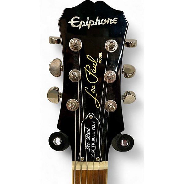 Used Epiphone 1960 TRIBUTE PLUS Wine Red Solid Body Electric Guitar