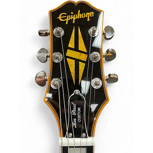 Used Epiphone Les Paul Custom Widow Orange Burst Solid Body Electric Guitar