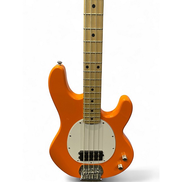 Used Sterling by Music Man Intro Series StingRay RAY2 Orange Electric Bass Guitar
