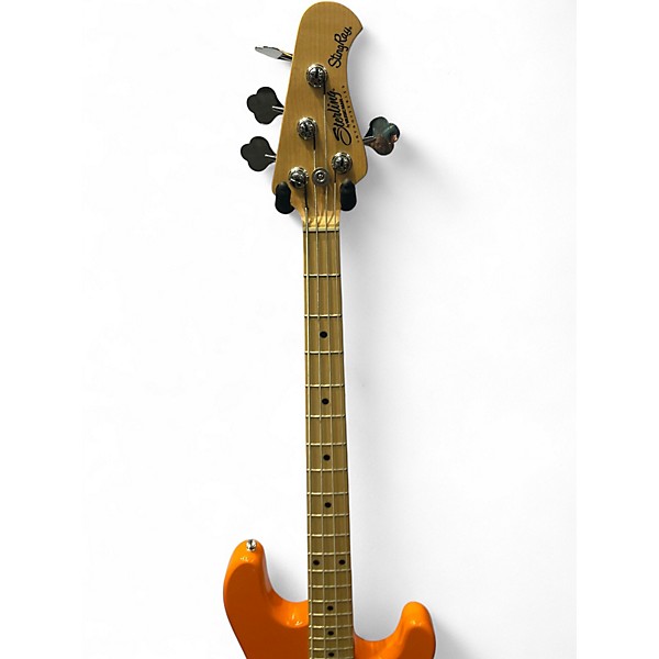 Used Sterling by Music Man Intro Series StingRay RAY2 Orange Electric Bass Guitar