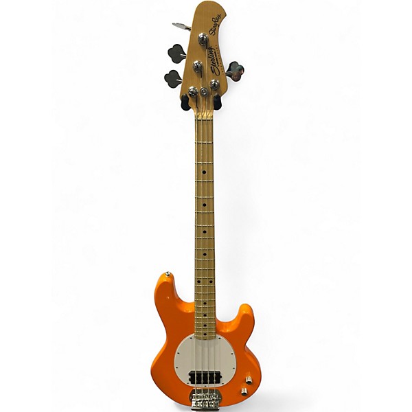 Used Sterling by Music Man Intro Series StingRay RAY2 Orange Electric Bass Guitar