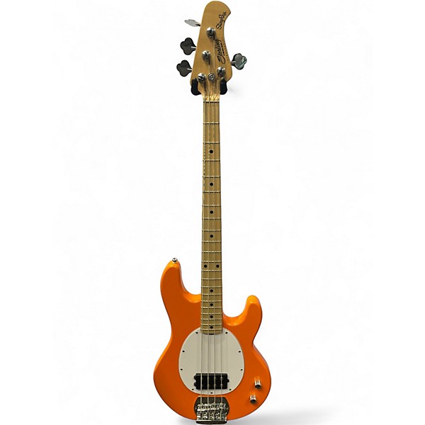 Used Sterling by Music Man Intro Series StingRay RAY2 Orange Electric Bass Guitar