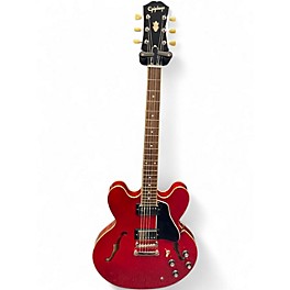 Used Epiphone ES335 Cherry Hollow Body Electric Guitar