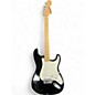 Used Starcaster by Fender Stratocaster Black Solid Body Electric Guitar thumbnail