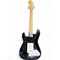 Used Starcaster by Fender Stratocaster Black Solid Body Electric Guitar