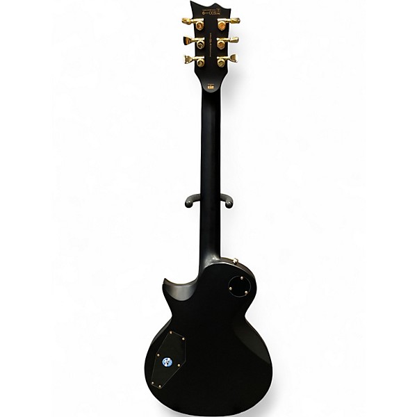 Used ESP LTD EC1000 Black and Gold Solid Body Electric Guitar