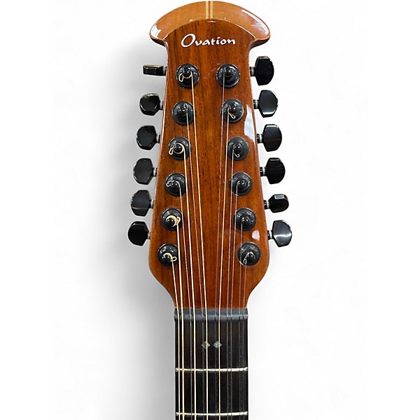 Used Ovation C2059AXP Black 12 String Acoustic Guitar