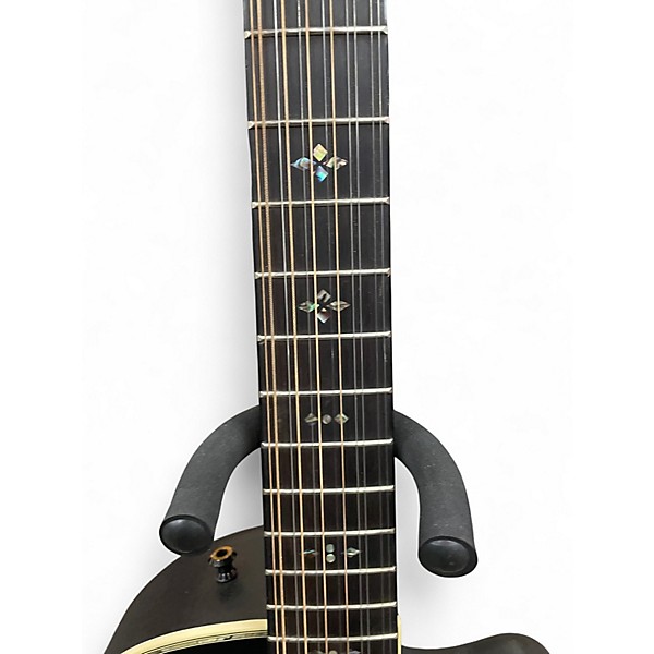 Used Ovation C2059AXP Black 12 String Acoustic Guitar