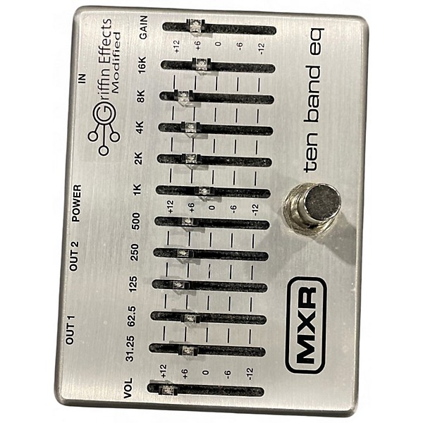 Used MXR TEN BAND EQ GRIFFIN EFFECTS MODIFIED Pedal