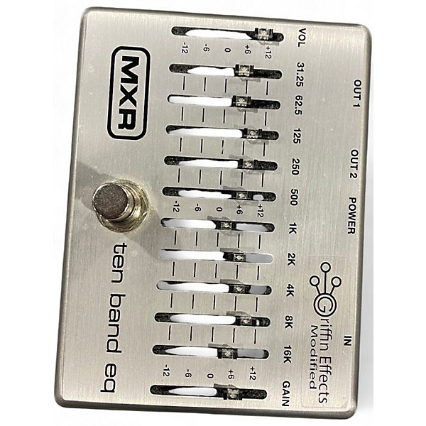 Used MXR TEN BAND EQ GRIFFIN EFFECTS MODIFIED Pedal