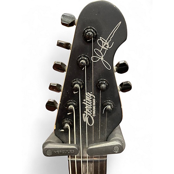 Used Sterling by Music Man JP70 John Petrucci Signature STEALTH BLACK Solid Body Electric Guitar