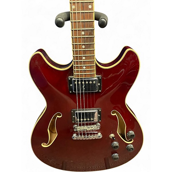 Used Ibanez AS73 Artcore Wine Red Hollow Body Electric Guitar