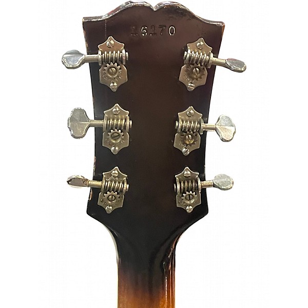 Vintage 1959 Guild SLIM JIM T100 2 Color Sunburst Hollow Body Electric Guitar
