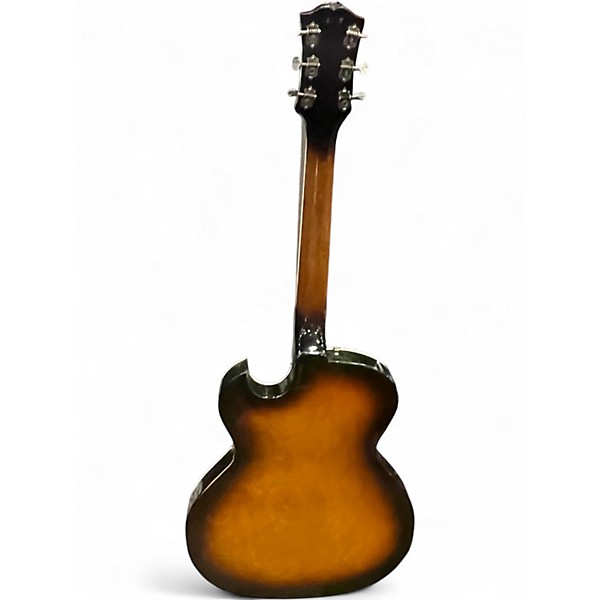 Vintage 1959 Guild SLIM JIM T100 2 Color Sunburst Hollow Body Electric Guitar