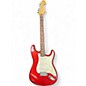 Used Fender Standard Stratocaster Candy Apple Red Metallic Solid Body Electric Guitar thumbnail